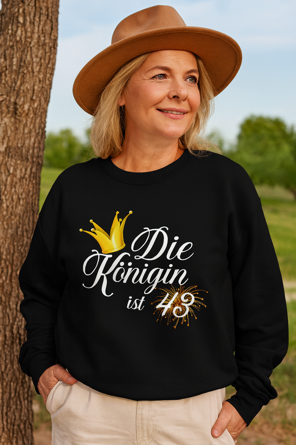 43. Geburtstag Sweatshirt für Frauen