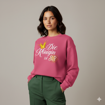 33. Geburtstag Sweatshirt für Frauen