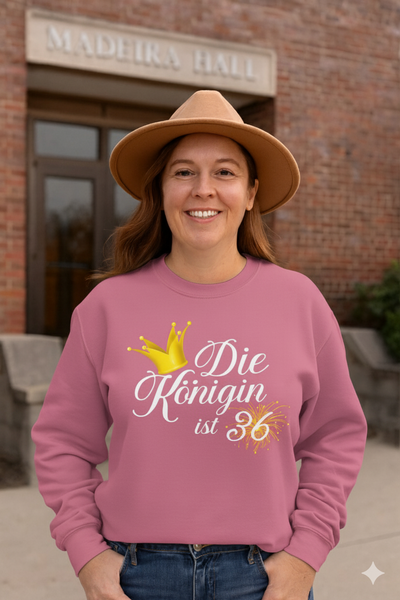 36. Geburtstag Sweatshirt für Frauen