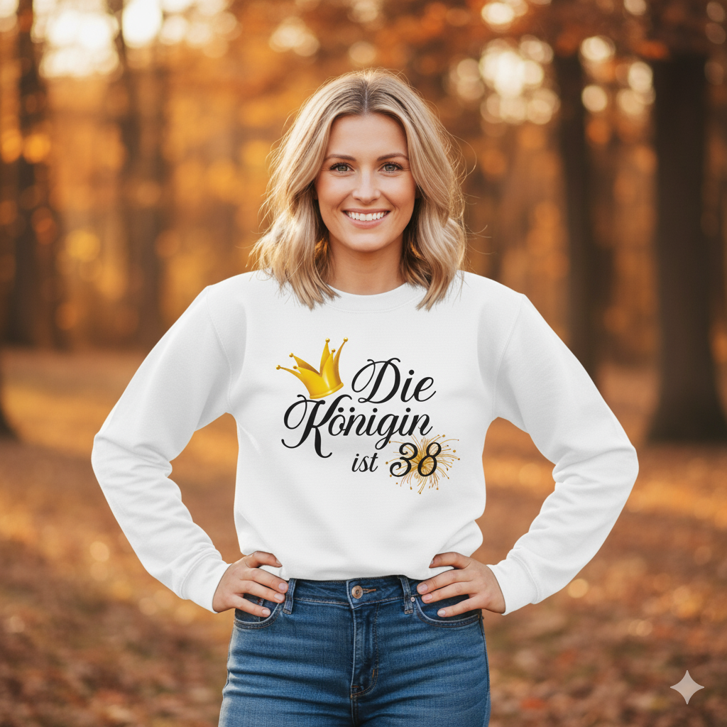 38. Geburtstag Sweatshirt für Frauen