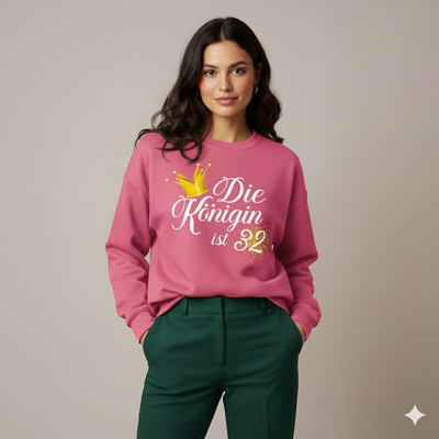 32. Geburtstag Sweatshirt für Frauen