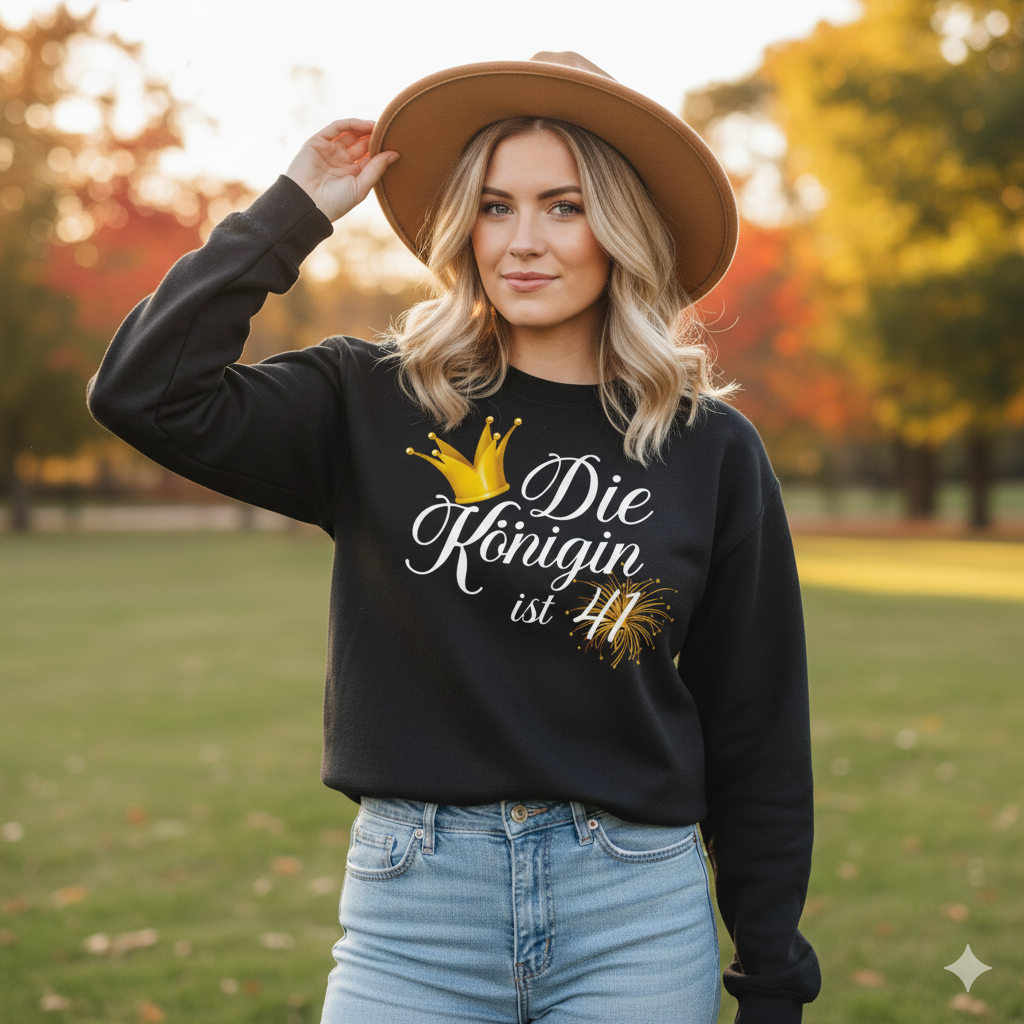 41. Geburtstag Sweatshirt für Frauen