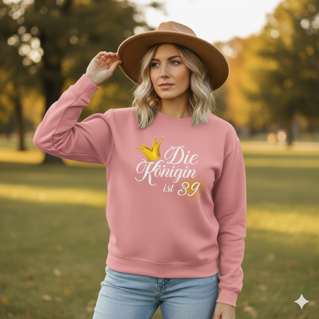 39. Geburtstag Sweatshirt für Frauen