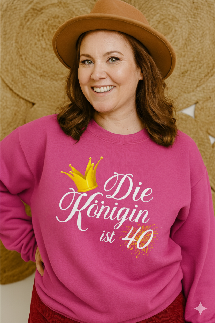 40. Geburtstag Sweatshirt für Frauen