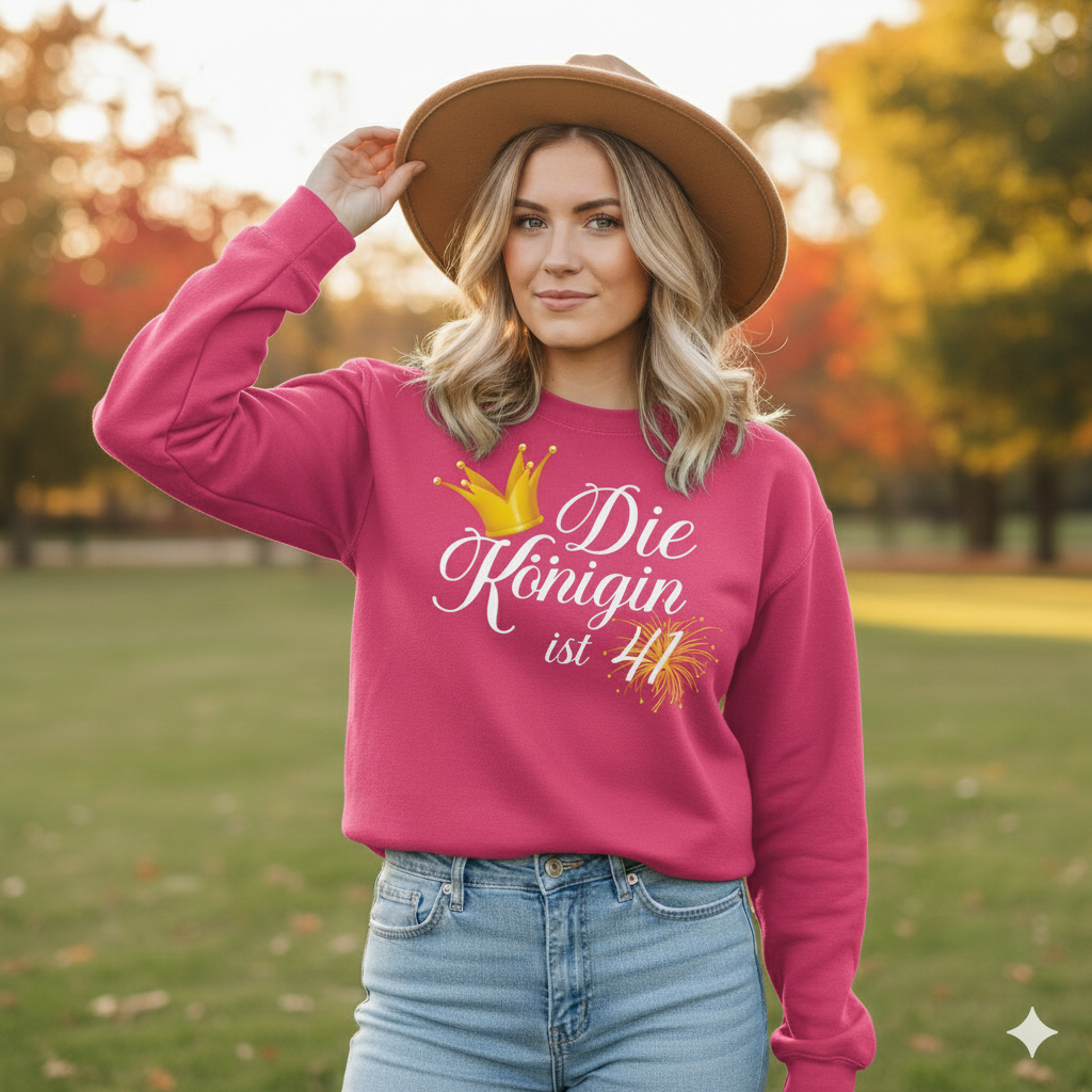 41. Geburtstag Sweatshirt für Frauen