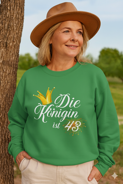 43. Geburtstag Sweatshirt für Frauen