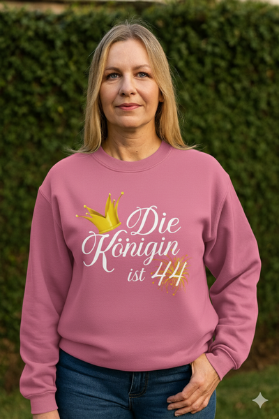 44. Geburtstag Sweatshirt für Frauen