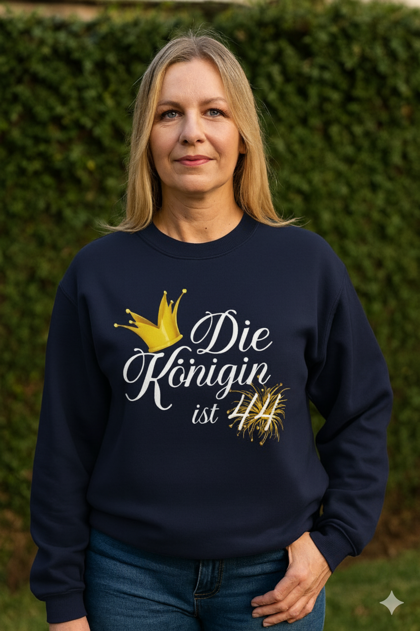 44. Geburtstag Sweatshirt für Frauen