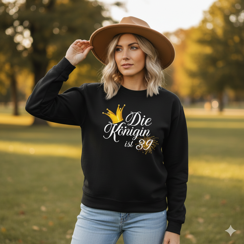 39. Geburtstag Sweatshirt für Frauen