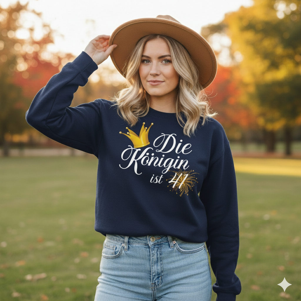 41. Geburtstag Sweatshirt für Frauen