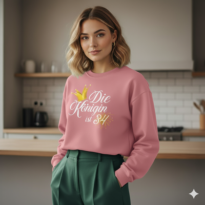 34. Geburtstag Sweatshirt für Frauen