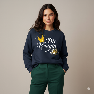 32. Geburtstag Sweatshirt für Frauen