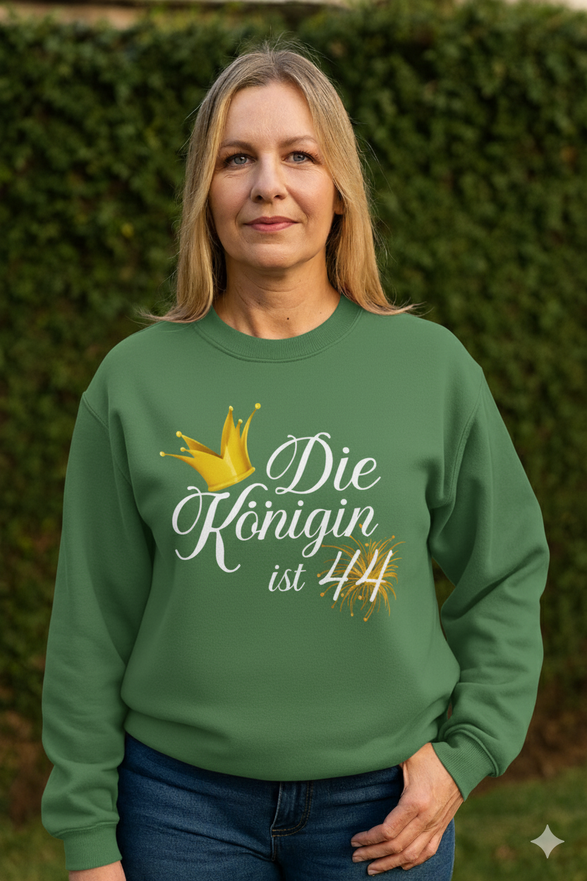 44. Geburtstag Sweatshirt für Frauen
