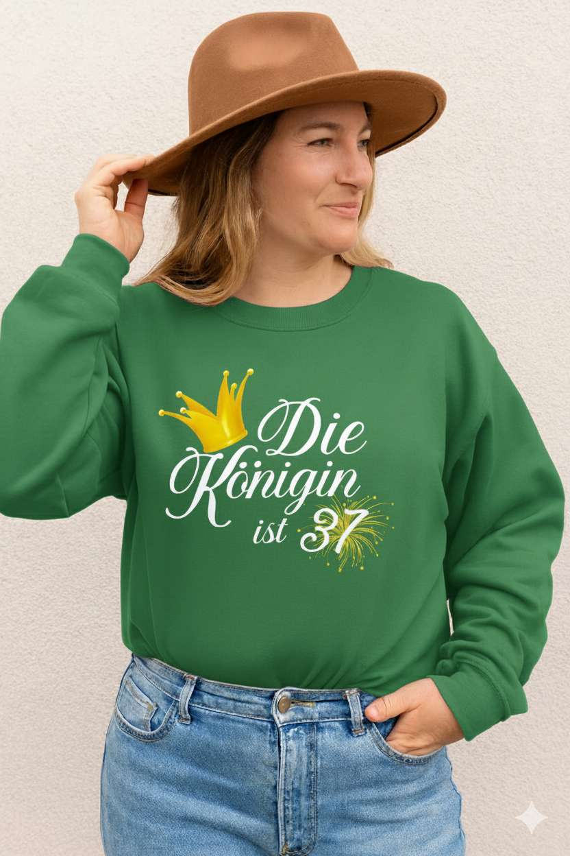 37. Geburtstag Sweatshirt für Frauen