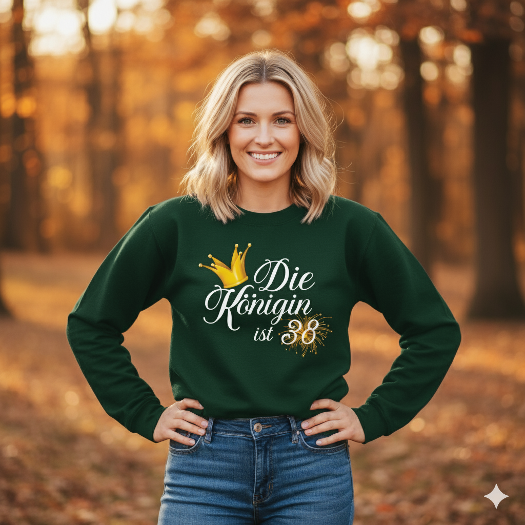 38. Geburtstag Sweatshirt für Frauen