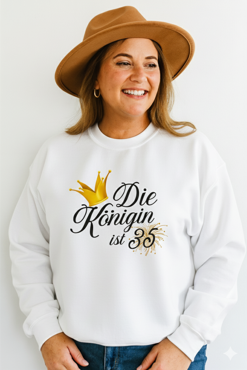 35. Geburtstag Sweatshirt für Frauen