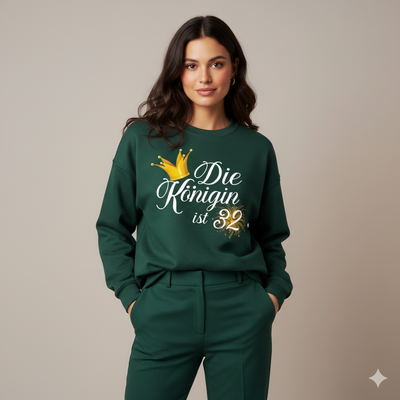 32. Geburtstag Sweatshirt für Frauen
