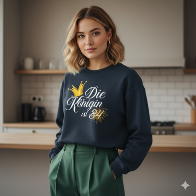 34. Geburtstag Sweatshirt für Frauen